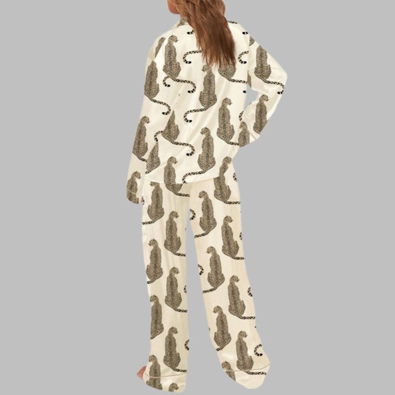 Cheetah Pajama Set For Women - Image 3