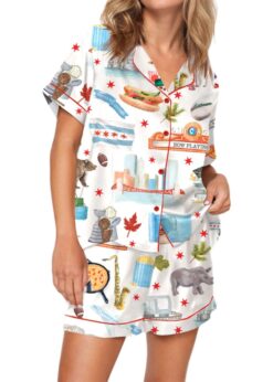 Chicago City Pajama Set For Women