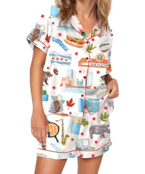 Chicago City Pajama Set For Women