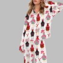 Chicken Valentine Pajama Set For Women