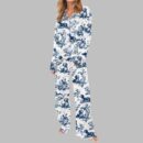 Chinoiserie Dachshund Pajama Set For Women
