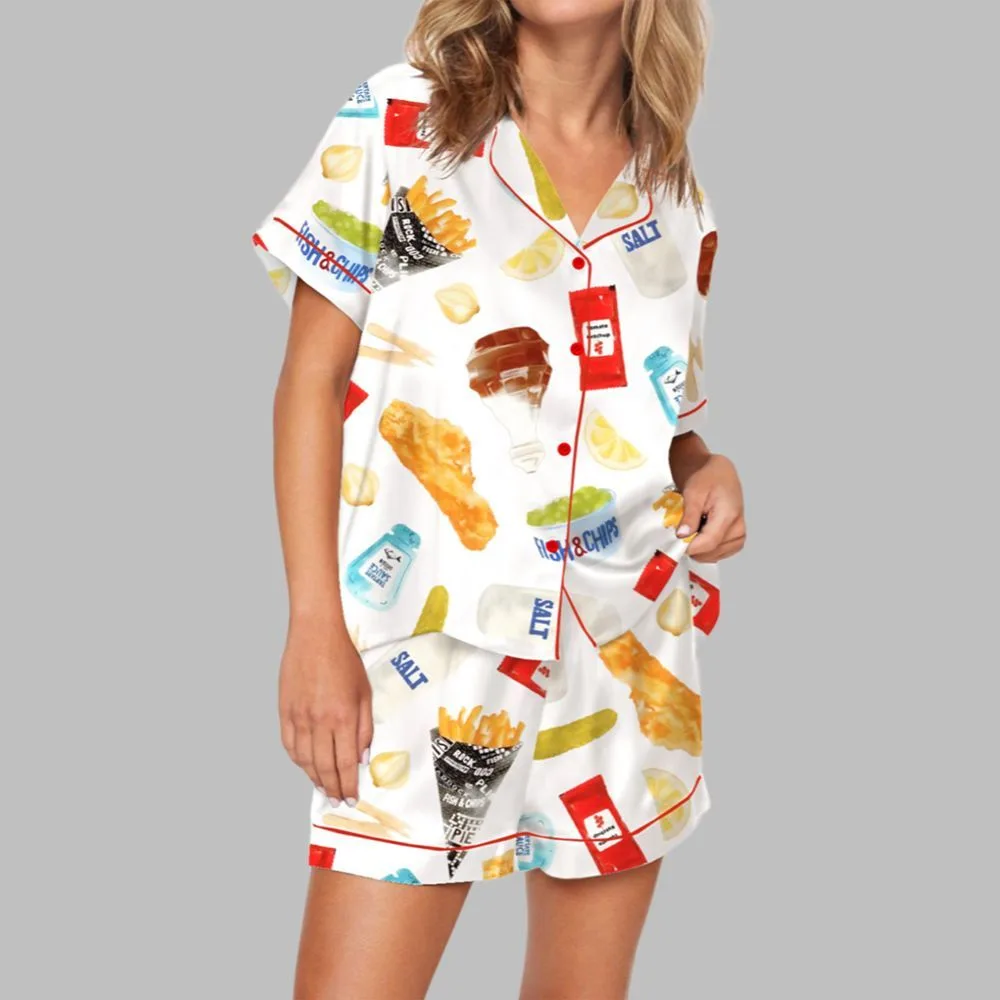 Chips Pajama Set For Women
