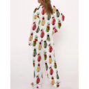Christmas Golf Satin Pajama Set For Women