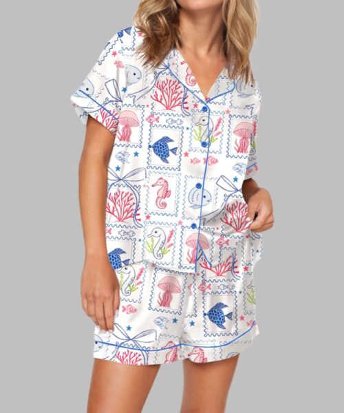 Coastal Aesthetic Pajama Set