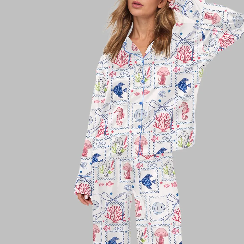 Coastal Aesthetic Pajama Set - Image 2
