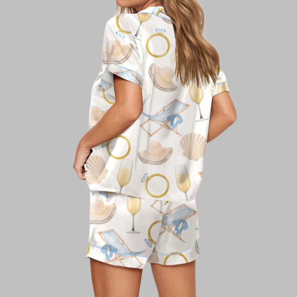 Coastal Bachelor Party Pajama Set For Women - Image 2