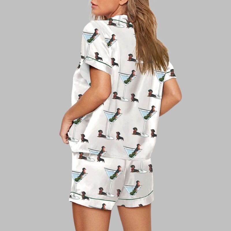 Cocktail Weenies Funny Dachshund Pajama Set - Image 3