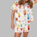 Cocktails Drinking Pajama Set