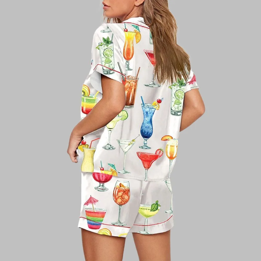 Cocktails Drinking Pajama Set - Image 3
