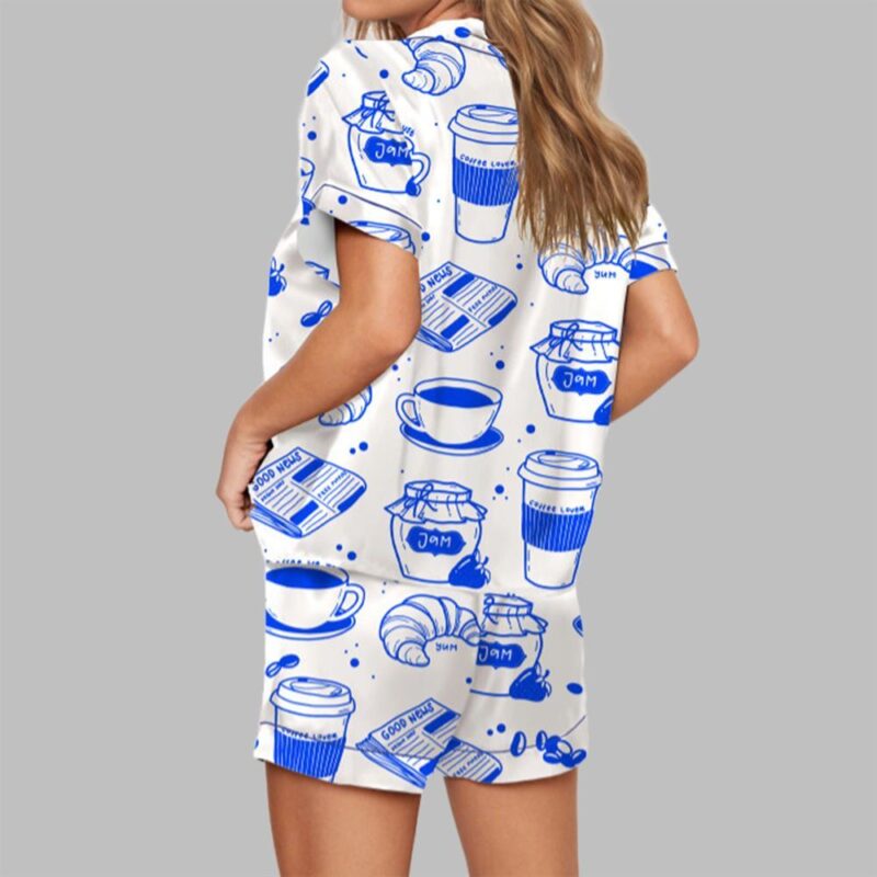 Coffee Lover Pajama Set For Women - Image 2