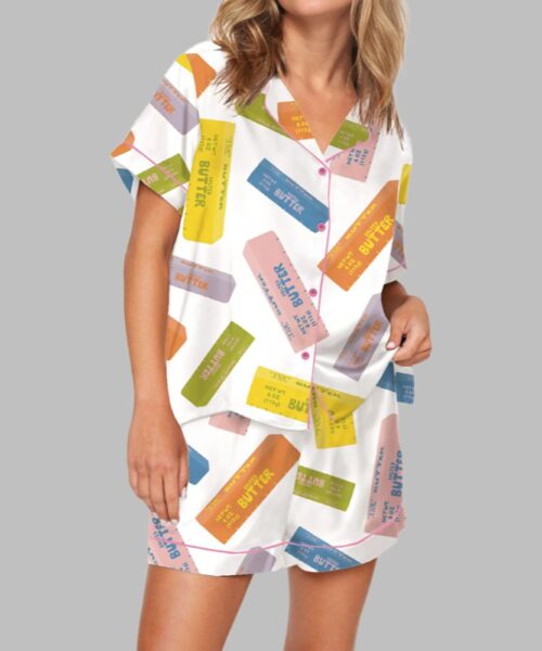 Colorful Butter Pajama Set For Women
