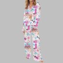 Colorful Cowgirl Pajama Set For Women