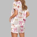 Coquette Bow Pajama Set For Women