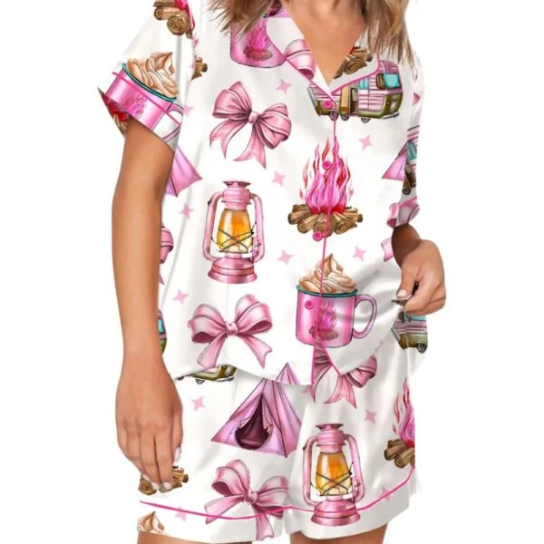 Coquette Camping Pajama Set For Women