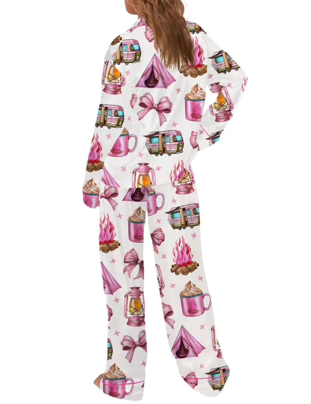 Coquette Camping Pajama Set For Women - Image 3