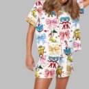 Coquette Cartoon Reading Pajama Set