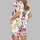 Coquette Cartoon Reading Pajama Set