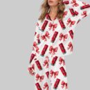 Coquette Cherry Energy Drinks Pajama Set For Women