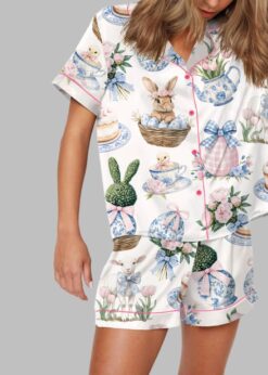 Coquette Chinoiserie Easter Pajama Set