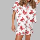 Coquette Diet Drinks Pajama Set For Women