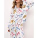 Coquette Equestrian Satin Pajama Set For Women