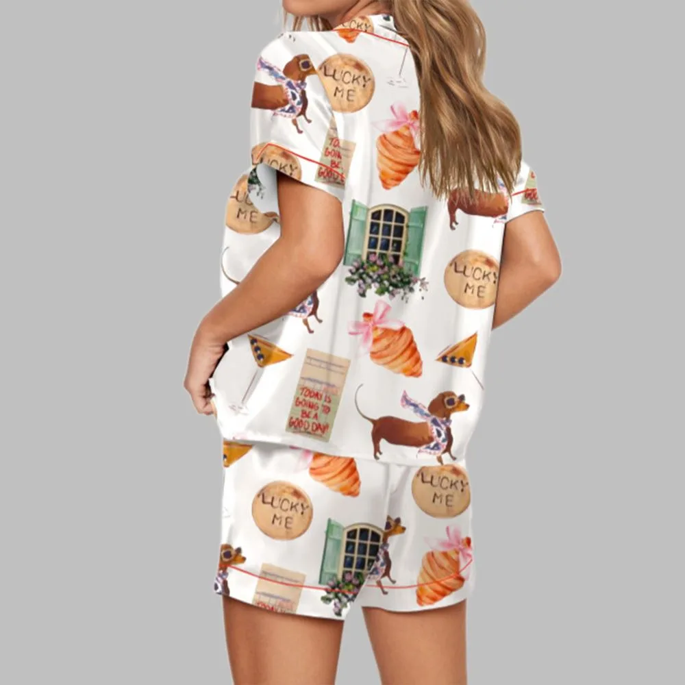Coquette Girly Aesthetic Pajama Set For Women - Image 2