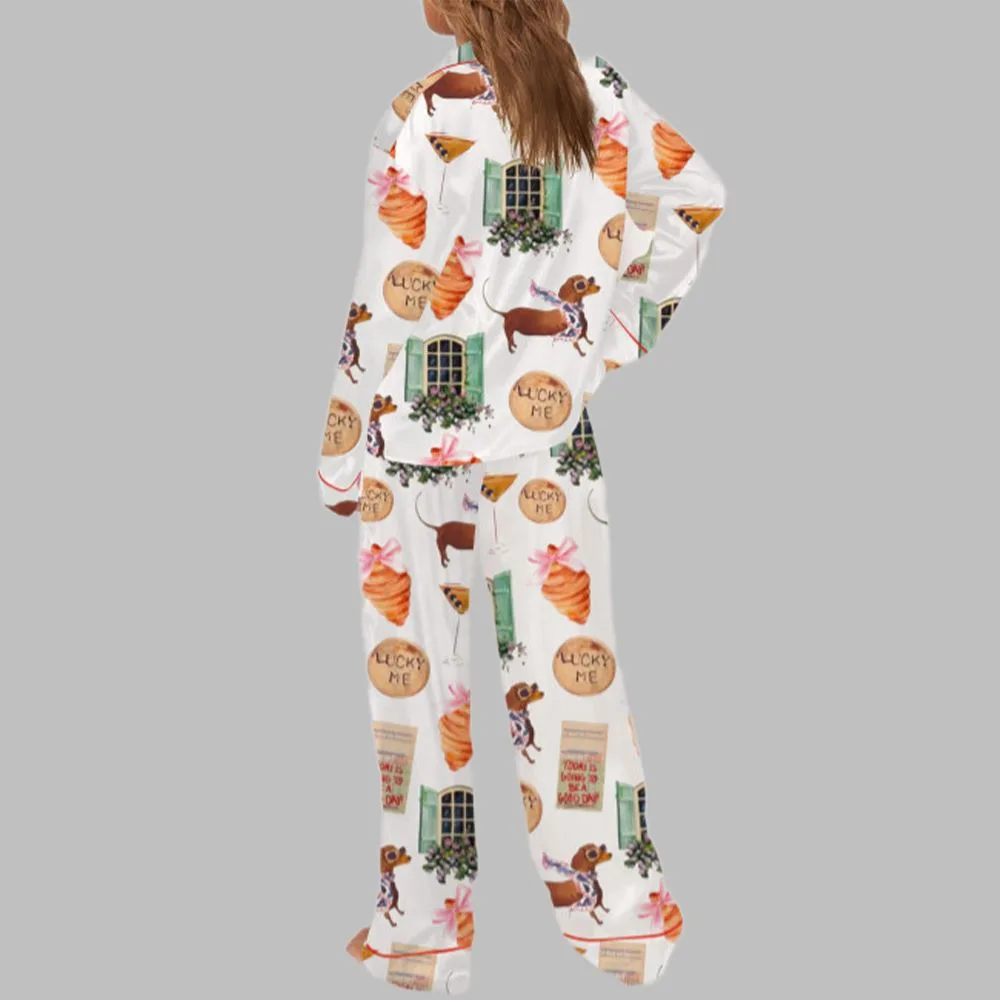 Coquette Girly Aesthetic Pajama Set For Women - Image 3