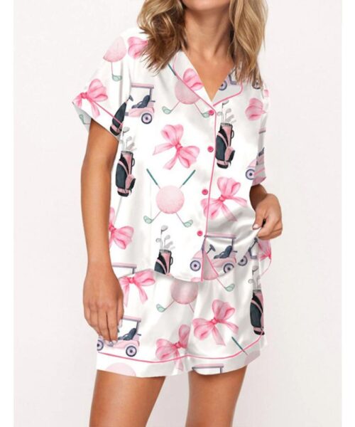Coquette Golf Pajama Set For Women