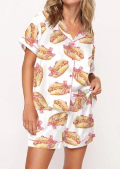 Coquette Hot Dog Pajama Set