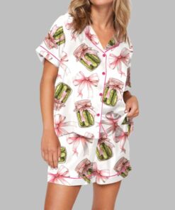 Coquette Pickle Pajama Set For Women