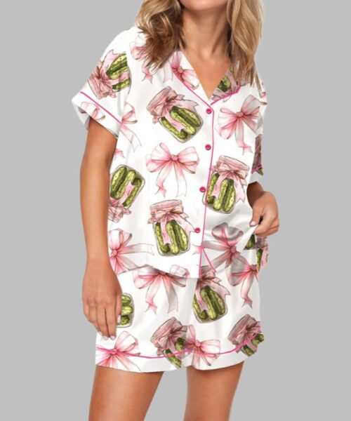 Coquette Pickle Pajama Set For Women