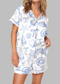 Coquette Seashell Pajama Set For Women