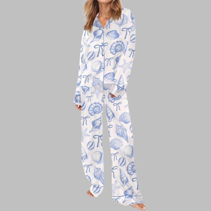 Coquette Seashell Pajama Set For Women - Image 3