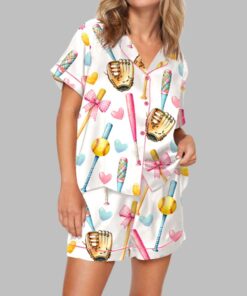 Coquette Softball Pajama Set