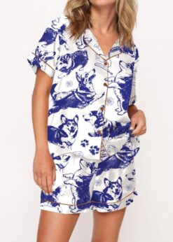 Corgi Mom Pajama Set For Women