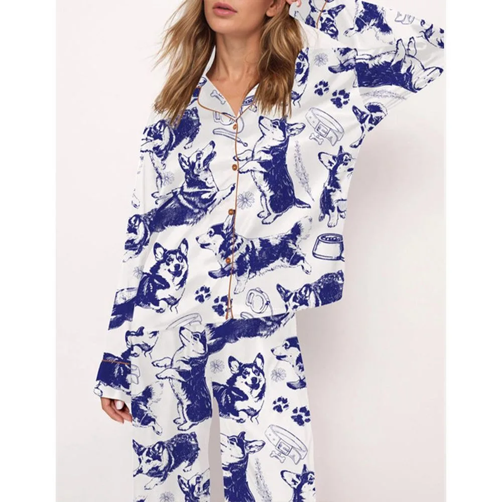 Corgi Mom Pajama Set For Women - Image 3