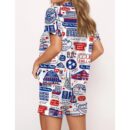 Country Music Satin Pajama Set For Women