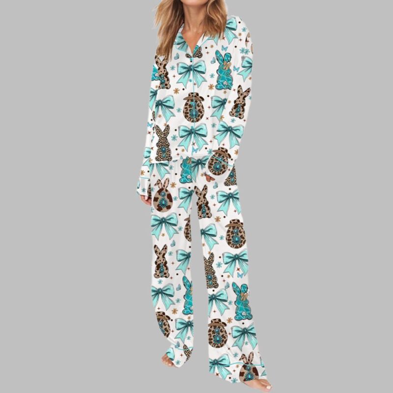 Cowgirl Easter Bunny Pajama Set - Image 3