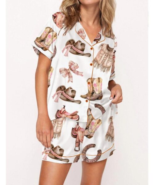 Cowgirl Western Pajama Set For Women
