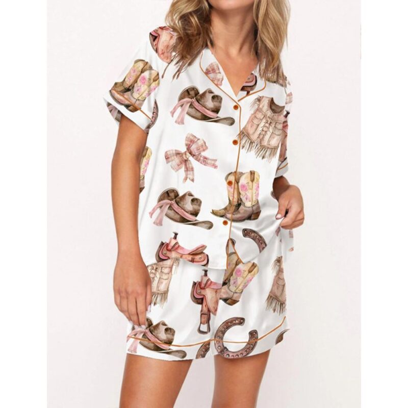 Cowgirl Western Pajama Set For Women