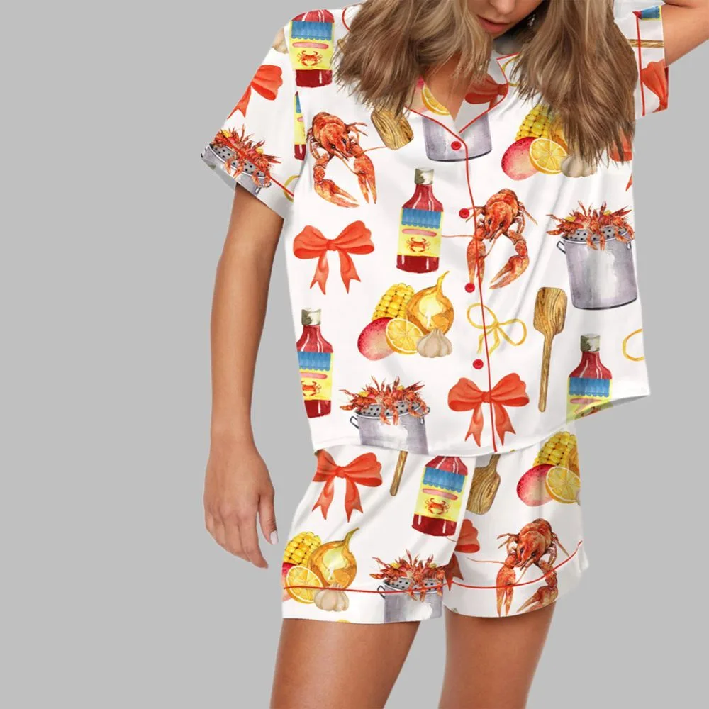 Crawfish Boil Party Pajama Set - Image 2