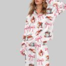 Crawfish Coquette Pajama Set For Women