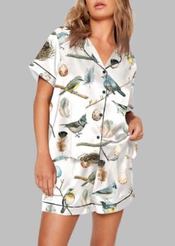 Cute Birds Pajama Set