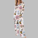 Cute Couple Robot Pajama Set