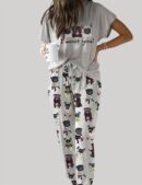 Cute Pug Casual Pajama Set