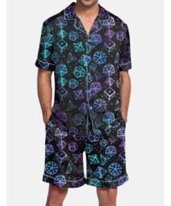 D&D Dice Pajama Set For Men