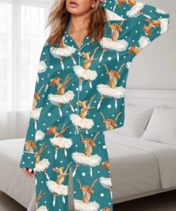 Dachshund Ballet Art Pajama Set For Women