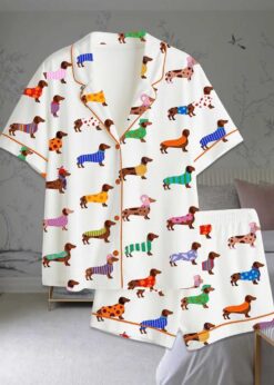 Dachshund Cute Dog Pajama Set