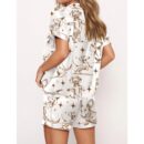 Dachshund Mom Satin Pajama Set For Women