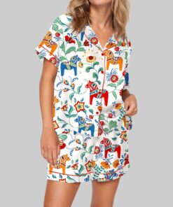 Dala Horse Pajama Set For Women